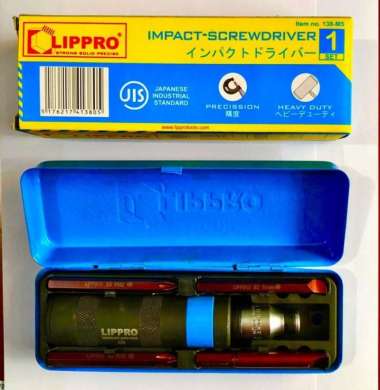 LIPPRO OBENG KETOK SET 5 PCS HEAVY DUTY PROMO ORIGINAL JAPAN