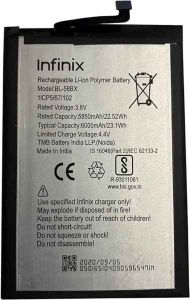 BATERAI INFINIX HOT 10 / BL58BX