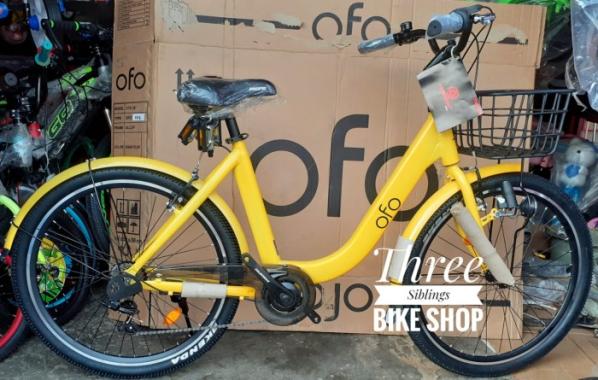 SEPEDA URBAN BIKE PACIFIC OFO CITY BIKE 26 INCH ALLOY - YELLOW COLOR