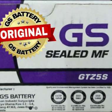 Aki Kering Motor Honda Beat Gs Astra Gtz5S 12 Volt - 3.5 Ah