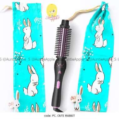POUCH CATOKAN/HAIR STRAIGHTENER POUCH SERUT/DRAWSTRING POUCH/FLAMINGO CUTE RABBIT