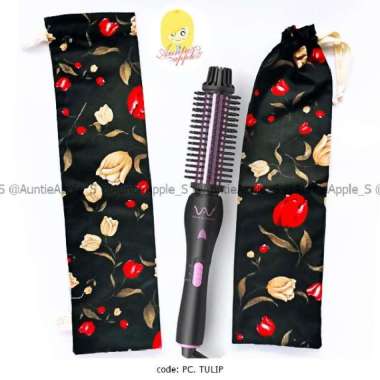 POUCH CATOKAN/HAIR STRAIGHTENER POUCH SERUT/DRAWSTRING POUCH/FLAMINGO TULIP