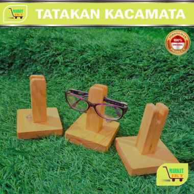 KACAMATA HOLDER - STAND KACAMATA - STAND WOOD SOLID - DUDUKAN KACAMATA