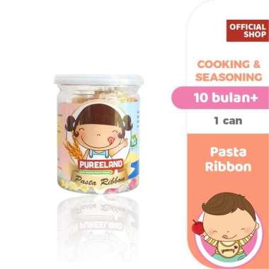 Pureeland Baby Pasta Ribbon / MPASI Bayi Organik / Bumbu MPASI BARU