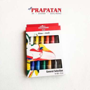 Amsterdam Acrylic Paint General Selection set 12x20ml