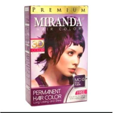 Miranda Hair Color | Pewarna Rambut - 30ml MC13 Rose Purple