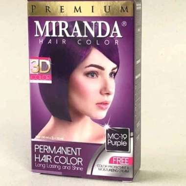 Miranda Hair Color | Pewarna Rambut - 30ml MC19 Purple