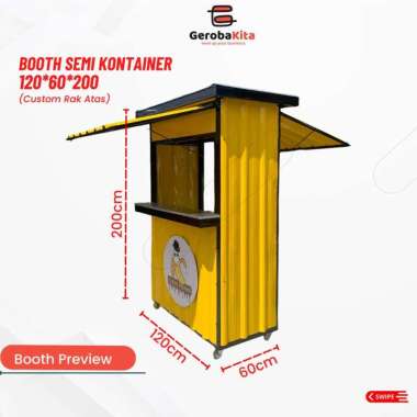 Booth Semi Container (Custom Rak)