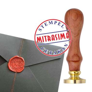 wax stamp stempel lilin custom desain ukuran khusus