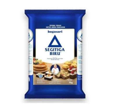 Tepung Terigu Segitiga Biru, Kunci Biru dan Cakra Kembar Premium Per Pcs Segitiga Biru