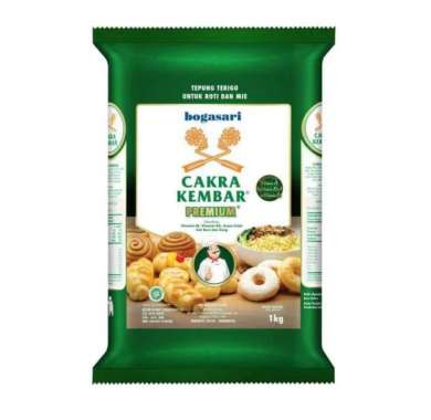 Tepung Terigu Segitiga Biru, Kunci Biru dan Cakra Kembar Premium Per Pcs Cakra Kembar