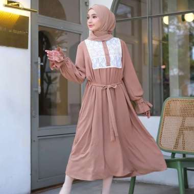 Artie | Kinaya Dress Tunik Wanita Brown