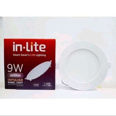 Lampu Downlight Panel LED IN LITE INLITE 9 Watt Bulat IB Inbow INPS626R
