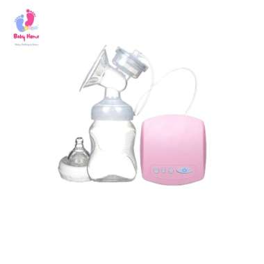 Pompa ASI Honey Boo Elektrik Aman Breast Pump Single Automatic BPA Free MERAH MUDA