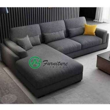 Sofa Tamu Sudut Mewah Rangka Kayu Jati