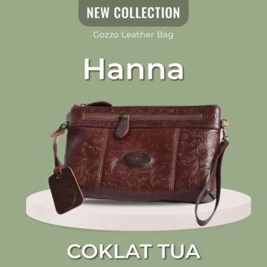 NEW !! TAS SLEMPANG DAN CLUTCH WANITA KULIT SAPI ASLI MODEL HANA MOTIF BATIK/ GRATIS GRAVIR NAMA COK