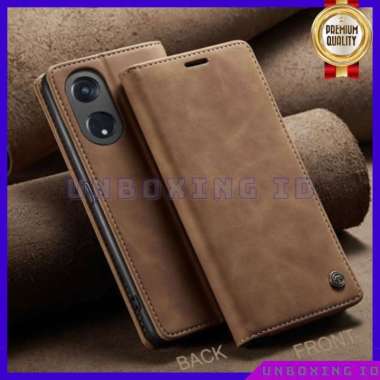 Casing OPPO RENO 8T 5G Case OPPO RENO 8T 5G Flip Lather Wallet OPPO RENO 8T Maroon