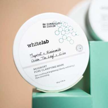 Whitelab Mugwort Pore Clarifying Mask - Whitelab Surabaya
