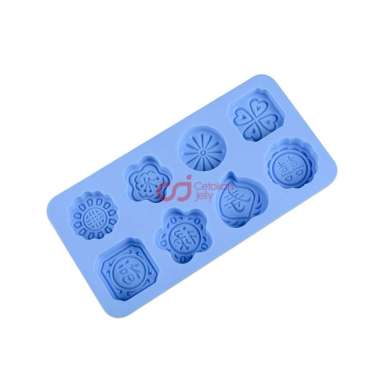 Cetakan Jelly Cetakan Kue Puding Jelly Moon Cake Multi Bentuk 8 Cav Silikon Imlek
