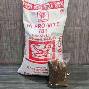 PELLET HI-PRO-VITE 781-2 MM MAKANAN LELE NILA PAKAN PELET APUNG IKAN 781 2MM REPACK 1KG