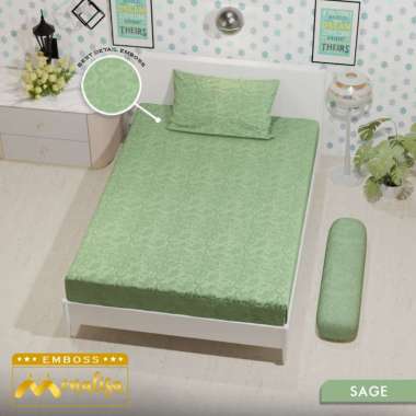 Monalisa Sprei Polos Embos 120x200 Sage
