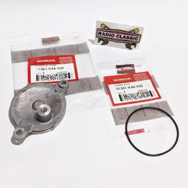 CAVER TUTUP GIGI POMPA OLI SET O-RING COVER OIL PUMP HONDA BEAT ESP SCOOPY ESP VARIO 110 ESP 11361K4