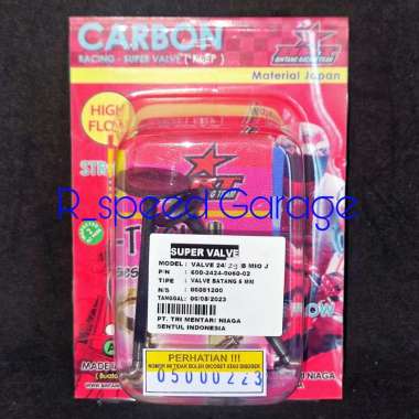 KLEP 2924 BATANG 5 MM CARBON HEAD BRT MIO J GT SOUL GT FINO XRIDE 115