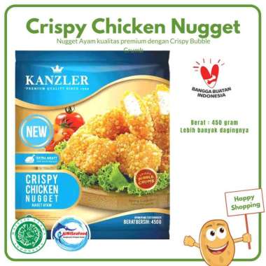 kanzler crispy chicken nugget premium extra meaty 450gr surabaya murah