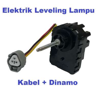 Elektrik Auto Leveling Lampu LED Projector BiLED Projie Motor Mobil Dinamo + Kabel Auto Leveling
