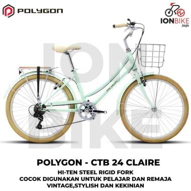 Sepeda City Bike 24 Polygon Claire Allumunium Alloy Terbaru Murah Citybike Sierra Lovina 7 Speed Mur