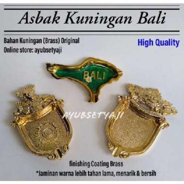 Asbak Kuningan BALI ALL VARIAN antik Souvenir asbak Hotel Pulau Bali asbak Bali Leak