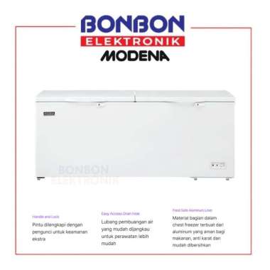Modena Chest Freezer 650 Liter MD 65 W/ MD65W Cooler Box 650L