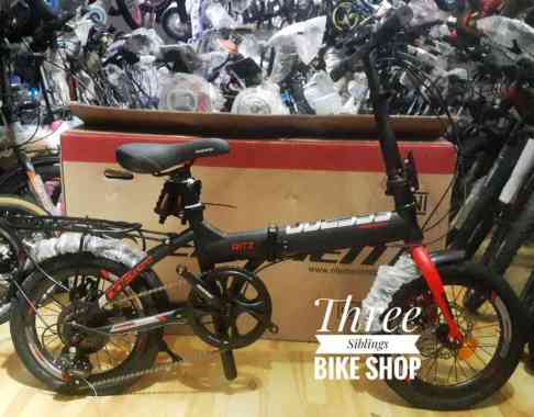 SEPEDA LIPAT ODESSY RITZ 16 INCH 7 SPEED DOUBLE CAKRAM + BONCENGAN