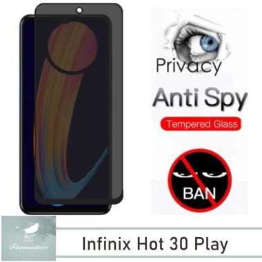 Tempered Glass Anti Spy Infinix