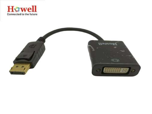 HOWELL KABEL CONVERTER DISPLAYPORT TO DVI 24+5 (Female)
