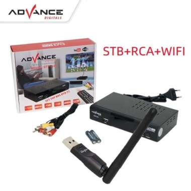 ZS Advance STB Set Top Box TV Digital Receiver Penerima Siaran Full HD - STB ADVANCE STB+USB WIFI