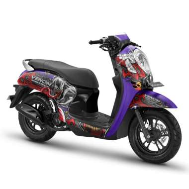 Decal Stiker Full body Scoopy 2021 2023 2022 2020 Venom Ungu