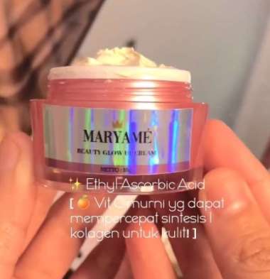 Maryame Beauty Glow Up / Cream Maryame Beautee Skincare All In One Bpom 5in1