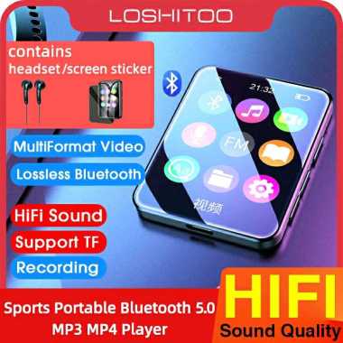 LOSHITOO MP3 Digital Audio Player Walkman MP4 Bluetooth 5.0 1.77 Inch - MP3-A7