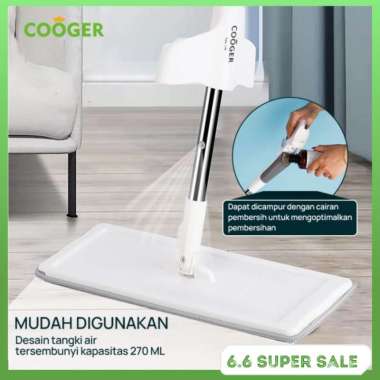 COOGER Pel Datar Semprot Multfungsi Ultra Standing Mop Water Spray