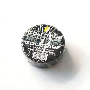 Isolasi Kabel Listrik Goldtape Vinyl Electrical Tape Hitam
