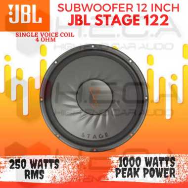 JBL Stage 122 Subwoofer 12" Pasif Single Voice Coil Bass Sub 12 inch