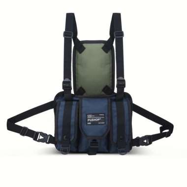 Tas Selempang Tas Dada Tactical Outdoor PUSHOP AUTHENTIC Genn NAVY
