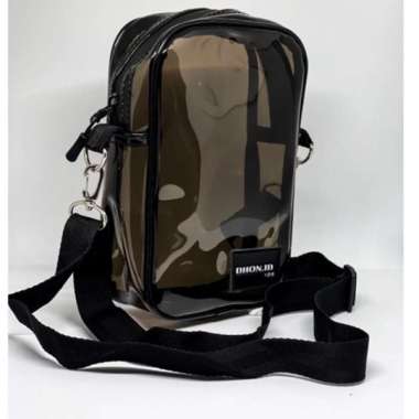 DHON.ID Tas mika hitam transparan keren tas transparan konser korea tas nonton konser korea