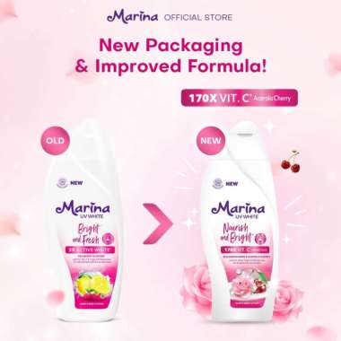 MARINA UV WHITE HAND & BODY LOTION 92mL Nourish & Bright
