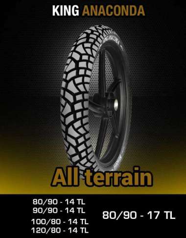 kingland BAN MOTOR tubeless KINGLAND KING ANACONDA 100/80-14 TIBELESS