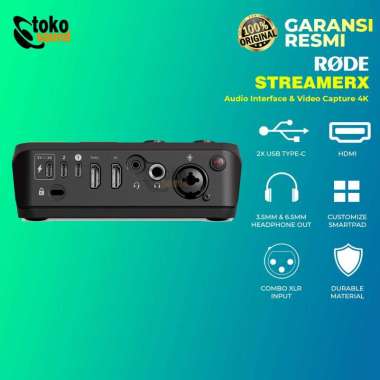 RODE STREAMER X Audio Interface and Video Capture Card