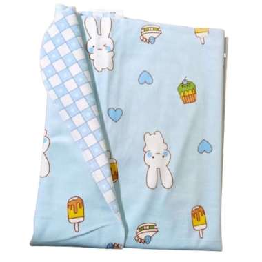 Kuma Kuma Perlak Bamboo Waterproof 90cm x 70 cm Kumakuma Perlak Bunny Cake
