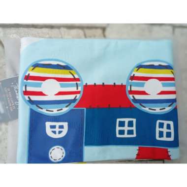 Kuma Kuma Perlak Bamboo Waterproof 90cm x 70 cm Kumakuma Perlak Train is coming