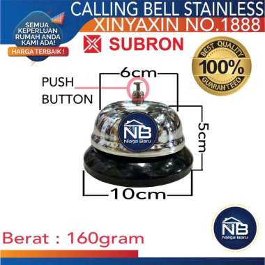 Bel meja kasir restoran kantor calling bell stainless XINYAXIN No. 1888